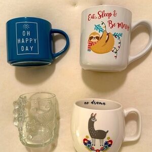 Coffee mug assorted set of 4